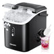 【Shipping on May 31】EUHOMY Auto-Cleaning 10'' Nugget Ice Countertop Ice Maker with Handle