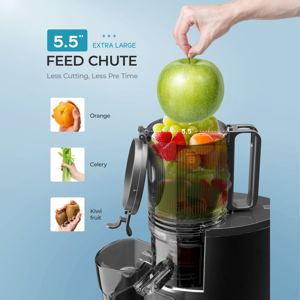 
                      
                        【Silver will be shipped on Aug 10th】EUHOMY Extra Large Feed Chute Slow Masticating Juicer
                      
                    