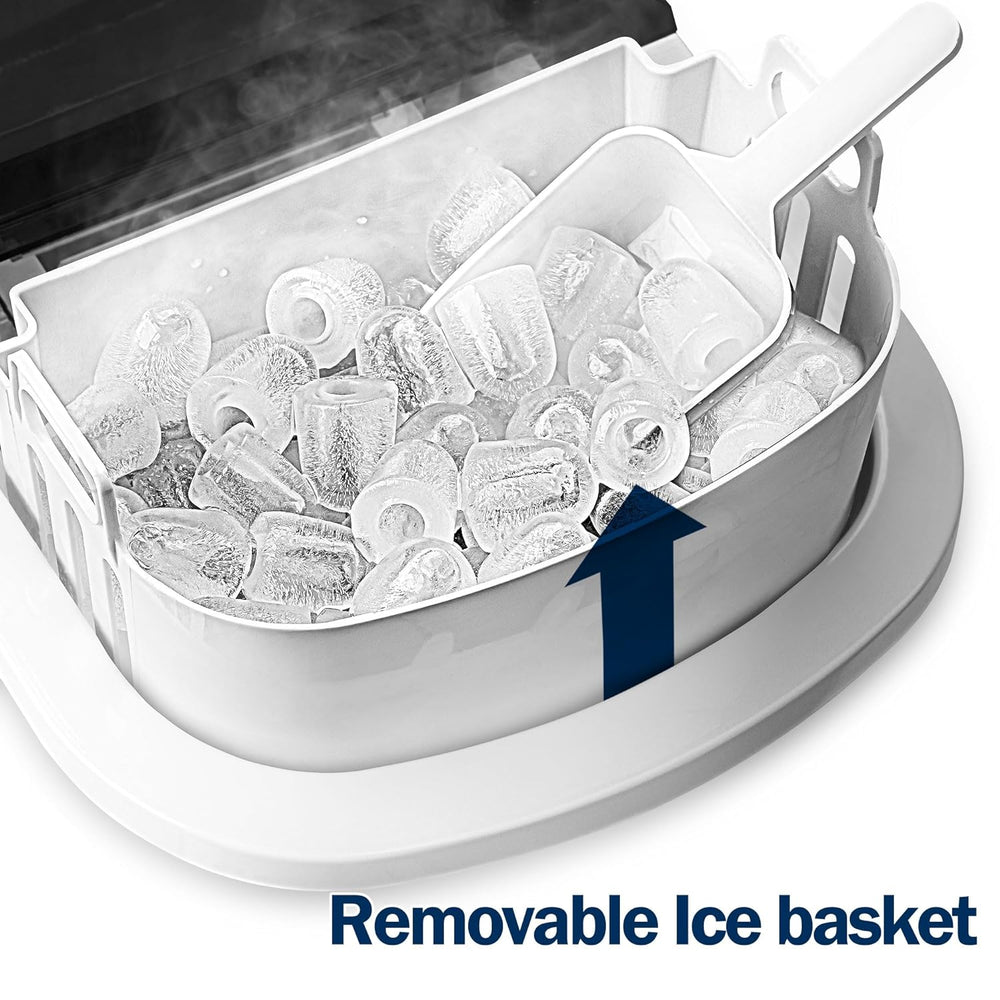 
                      
                        EUHOMY 15'' Bullet Quiet Easy to Clean Ice Maker Machine Includes 2 Bottles of Cleaner - Euhomy
                      
                    