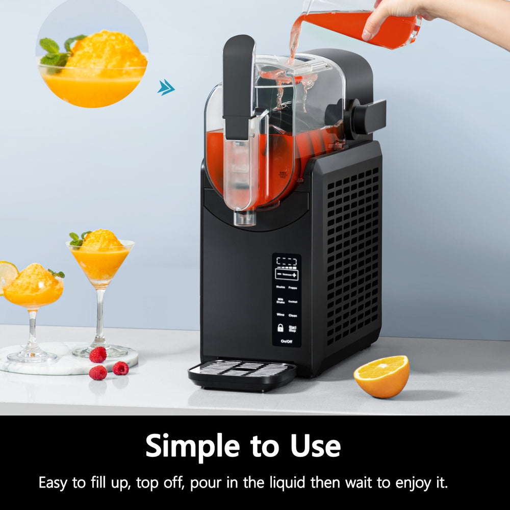 
                      
                        EUHOMY Slushie Machine No Ice Needed,Slushy Machine for Home with Self-Cleaning
                      
                    