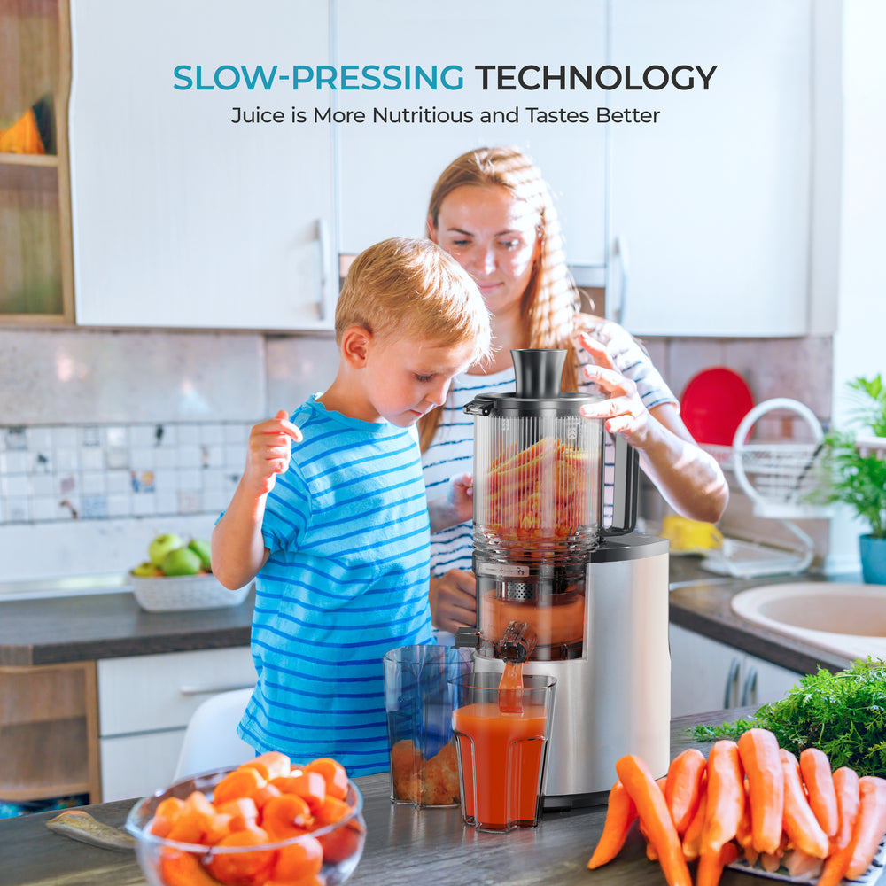 
                      
                        【Silver will be shipped on Aug 10th】EUHOMY Extra Large Feed Chute Slow Masticating Juicer
                      
                    