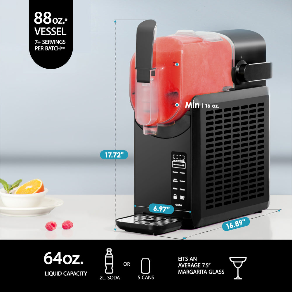 
                      
                        EUHOMY Slushie Machine No Ice Needed,Slushy Machine for Home with Self-Cleaning
                      
                    