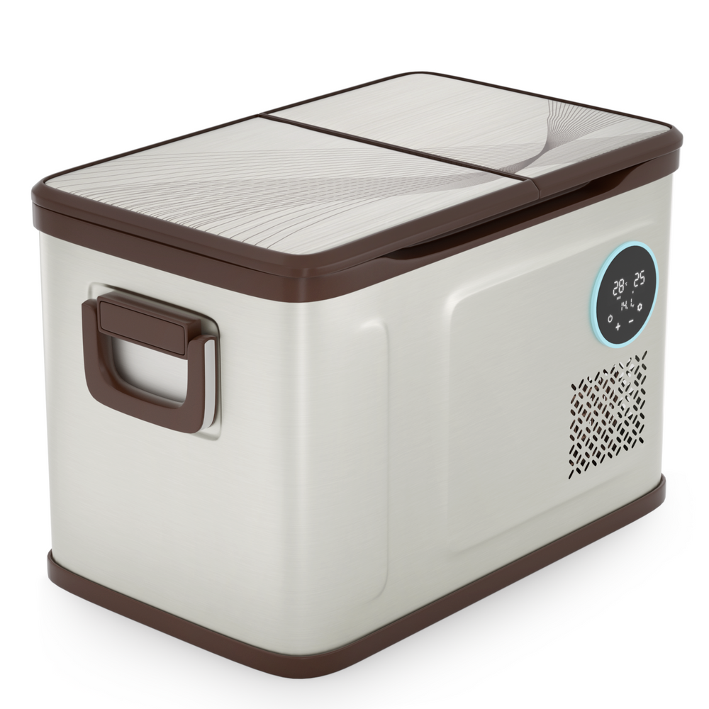EUHOMY 12 Volt Refrigerators Portable Refrigerator Freezer Fridge Cooler for Camping, Travel, Fishing, Outdoor Use - Euhomy